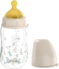 РР пляшка 260 мл.(Бежевий) з широкою горловиною