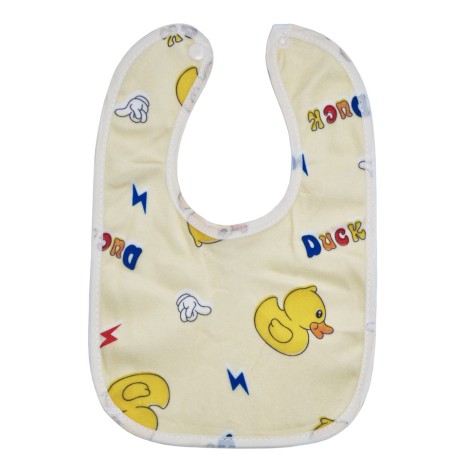 Детский тканевой слюнявчик MGZ-0600(Yellow) на кнопке
