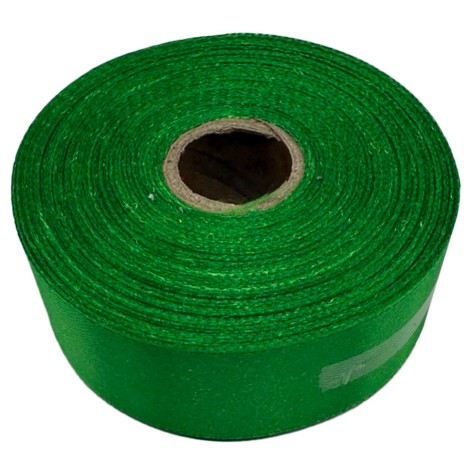 Атласна стрічка для рукоділля АБ-317, 2,5 см x 23 м, зелена