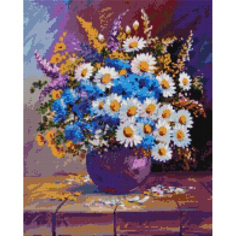 Алмазна мозаїка "Волошковий букет" DBS1009, 40х50 см