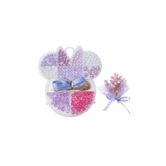 Набор бисера для изготовления креативных аксессуаров  N098-3/4/5 Фиолетовый