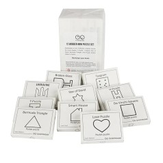 Набір дерев'яних головоломок "Wooden mini puzzle set" Заморочка 12en