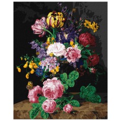 Картина за номерами  "Квітковий аромат" ©Henriette Geertruida Knip Ідейка KHO2048 40х50 см