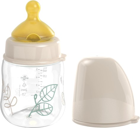 РР пляшка 150 мл.(Бежевий) з широкою горловиною