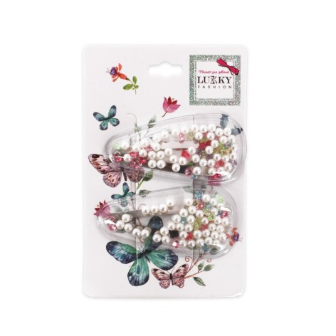 Затискач дитячий для волосся T18431, 2 штуки