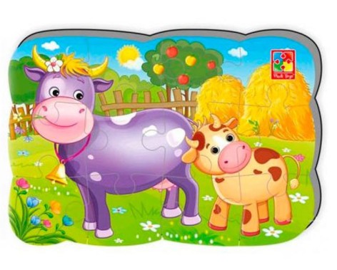 Дитячі пазли на магніті 