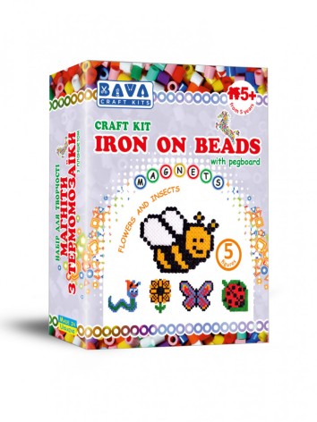 Детский набор для творчества. Магниты с термомозаики 