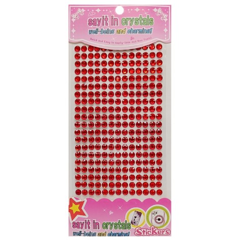 Напівнамистини наклейки Планшетка-№40, 6 мм, на планшетці 260 шт