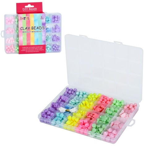 Набор бисера для изготовления креативных аксессуаров AWE-C1A, нитки, бусины