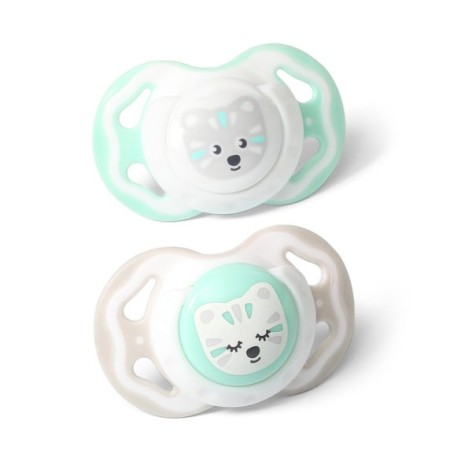 Пустушка симетрична силіконова (6-18 міс.) Коали (2шт./уп.) 
