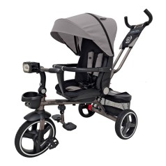 Дитячий триколісний велосипед MT 1003-8 сірий