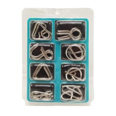 Набор металлических головоломок  2088F-G, 8 шт  Бирюзовый