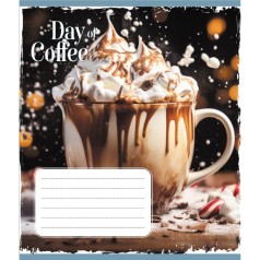 Зошит загальний "День з кавою" 048-600193L-2 в лінію, 48 аркушів 