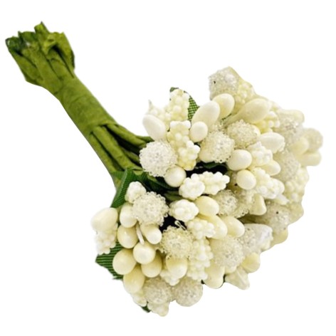 Декоративные тычинки для творчества KV-715 пучок 12 штук