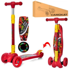 Самокат детский MAXI iTrike JR3-060-11-R складной