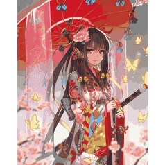 Картина за номерами без підрамника 