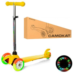 Самокат дитячий MINI iTrike BB3-013-4-A-Y триколісний