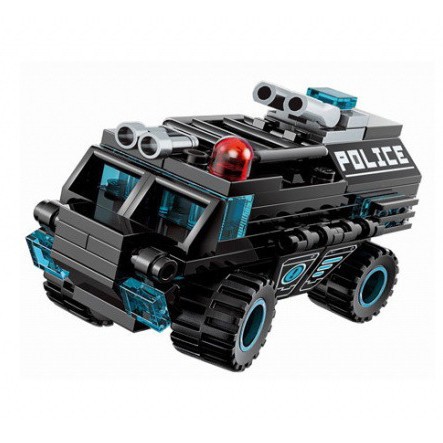 Дитячий Конструктор Qman 1413-1-8 транспорт, зброя, 95 дит.  Lazer Panzer