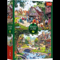 *Пазли - (2х500 елм.) - 