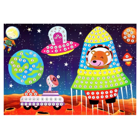 Дитяча мозаїка за номерами 