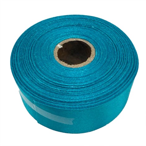 Атласна стрічка для рукоділля АБ-339, 2,5 см x 23 м, бірюза