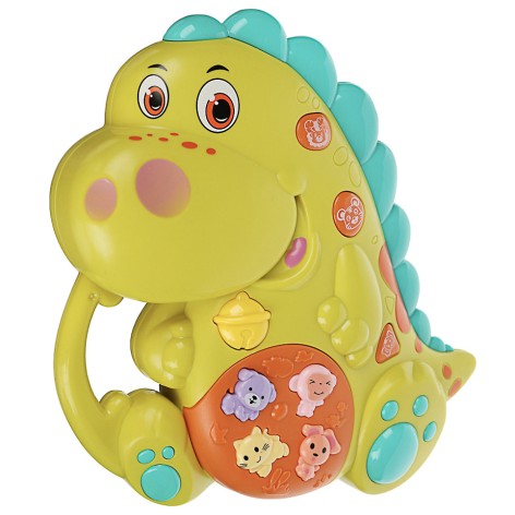 Детское пианино Динозавр FT 0009 на батарейках  Зеленый