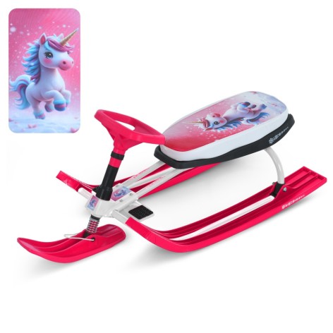 Дитячі зимові санки "Снігокат" MS 1778-10 до 30 кг