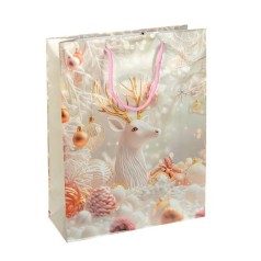 Пакет подарунковий "Новий Рік" 2580-3 розмір 18х21,5х8 см 