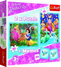 Пазлы - (2в1 + Мемо) - 