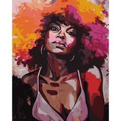 Картина за номерами без підрамника 