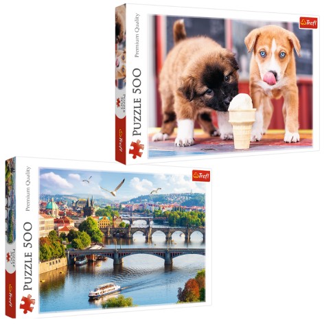 Пазлы - (500 + 500 Элм.) - 