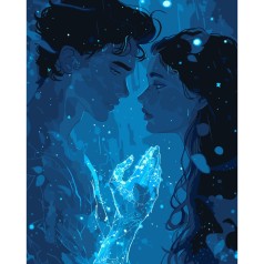 Картина за номерами "У погляді, де я гублюсь" ©arttem_illustration 10407-AC 40х50 см