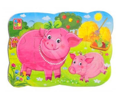 Дитячі пазли на магніті 