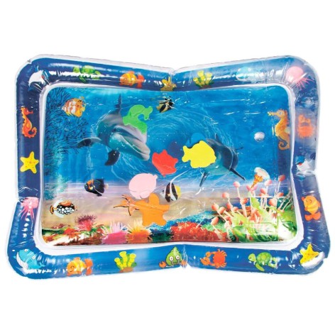 Ігровий розвиваючий килимок 20236 з водою 66 * 50 см  Дельфіни