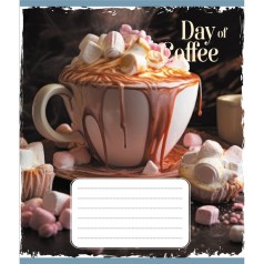 Зошит загальний "День з кавою" 048-600193L-4 в лінію, 48 аркушів (959060)