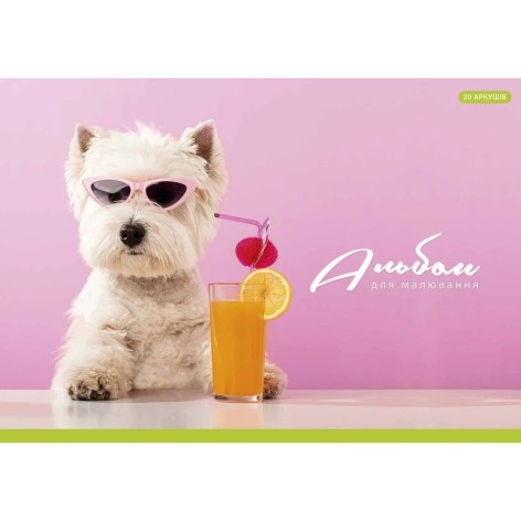 Альбом для рисования PB-GB-020-465-3 склейка 20 листов