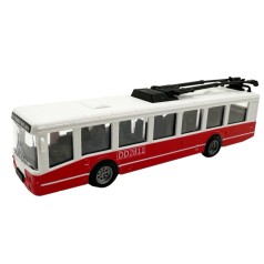 Дитячий інерційний тролейбус DD2813AC(Red) відкриваються двері