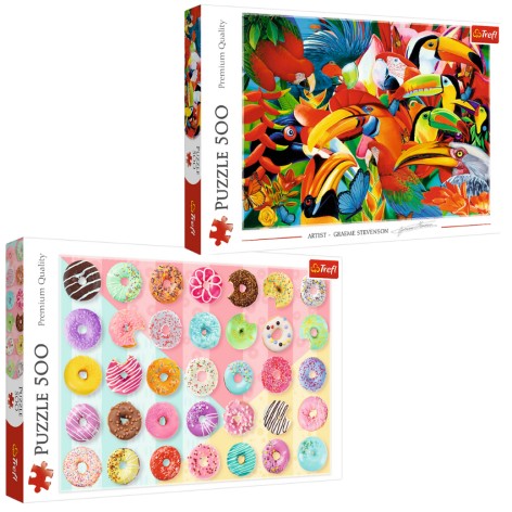 Пазлы - (500 + 500 Элм.) - 