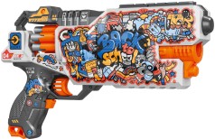 Іграшковий пістолет автомат. барабан на батар. з м'як. набоями Повернення до школи (24 шт.)(34х21см)