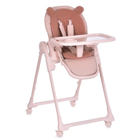 Стульчик для кормления CRYSTAL ME 1037 Bear Pink