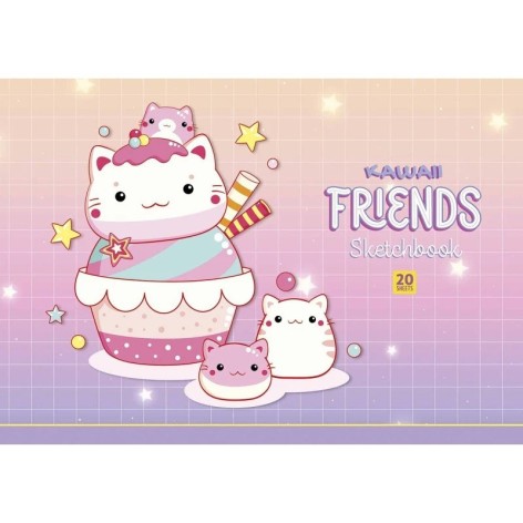 Альбом для рисования PB-GB-020-8513-1 склейка 20 листов