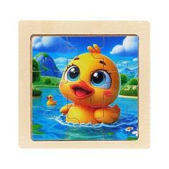 Детский деревянный пазл-вкладыш 
