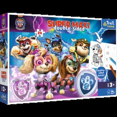 *Пазли + розмальовка - (24 елм.SUPER МАХІ) - 