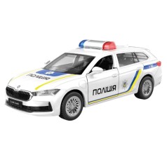 Дитяча автомодель "Skoda superb поліція" TechnoDrive 250947 масштаб 1:43