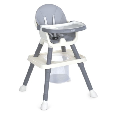 Дитячий стільчик для годування 2 в 1 M 6041 Gray 