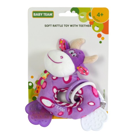 Детская погремушка с прорезывателем 