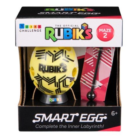 Розвиваюча Головоломка Смарт-яйце Rubik's 6071681(Yellow) паличка, підставка