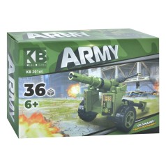 Дитячий конструктор "Військова техніка" KB 2016G 36 деталей