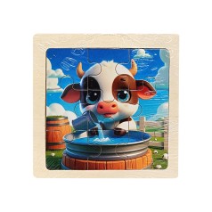 Детский деревянный пазл-вкладыш 