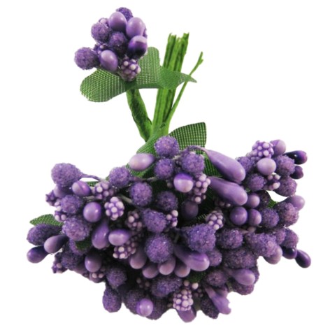 Декоративные тычинки для творчества KV-712 пучок 12 штук